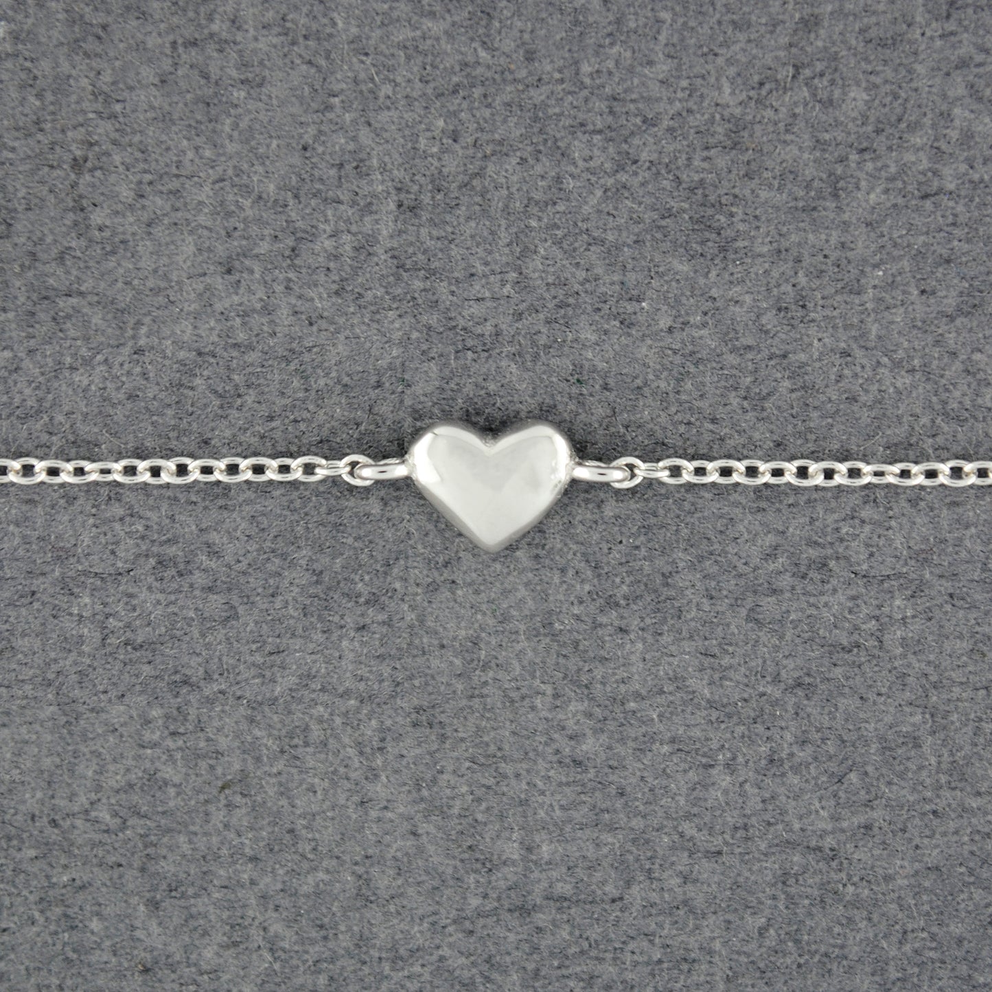 Sterling Silver Heart Bracelet