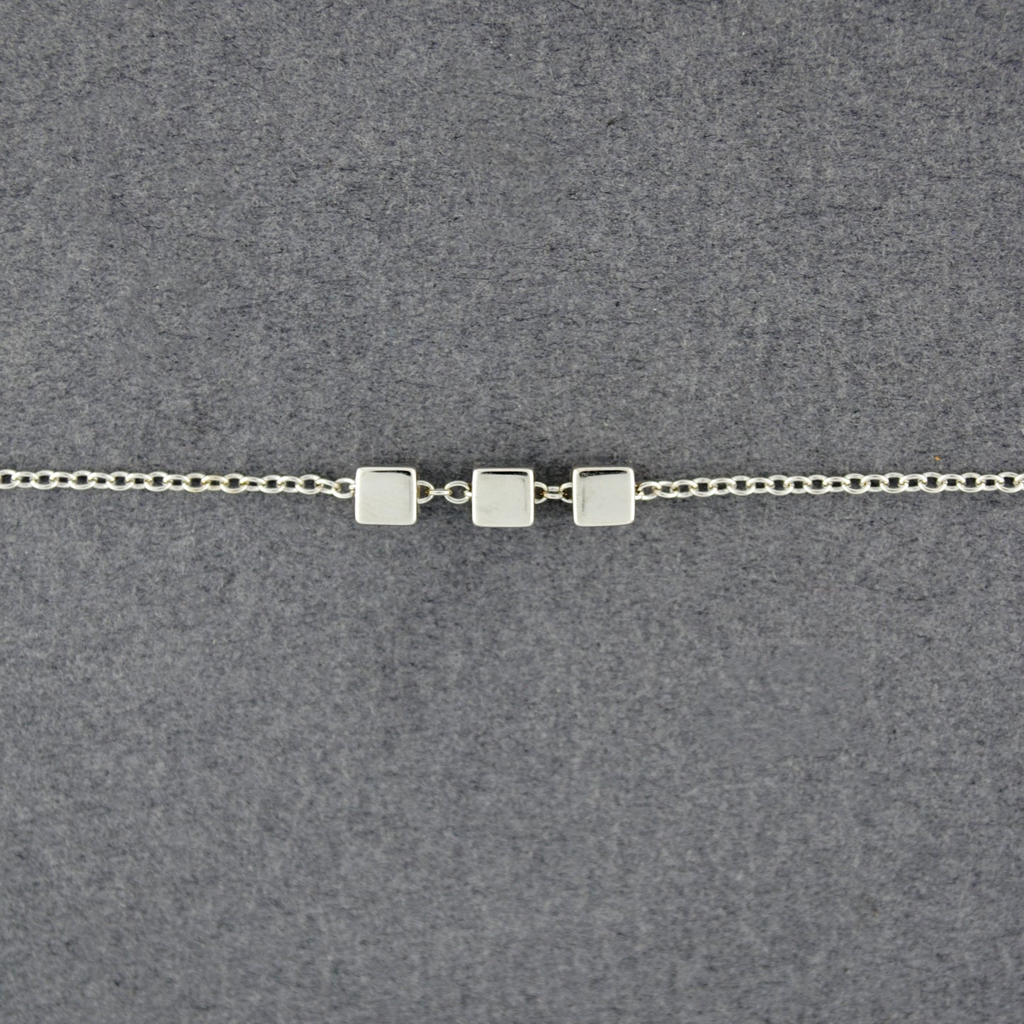 Sterling Silver Blocks Bracelet