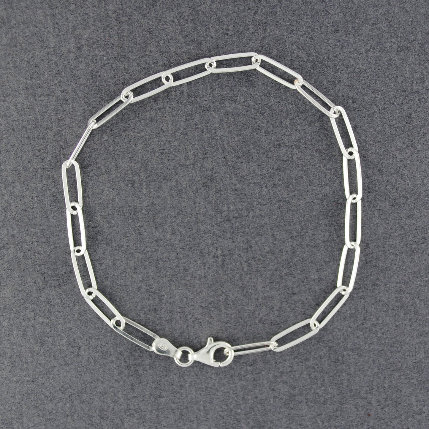 Sterling Silver Staple Bracelet