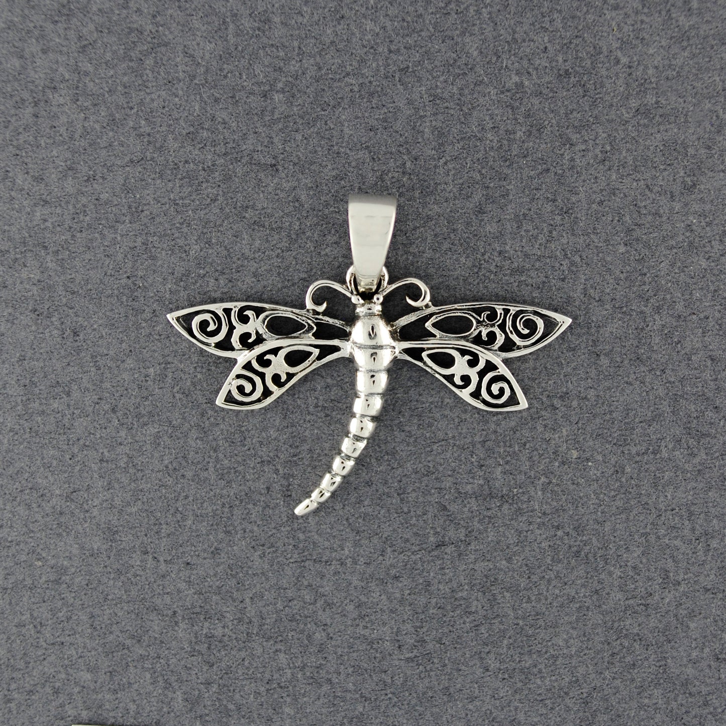 Sterling Silver Dragonfly Pendant