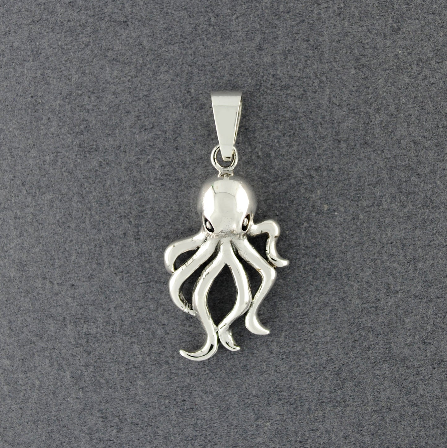Sterling Silver Octopus Pendant