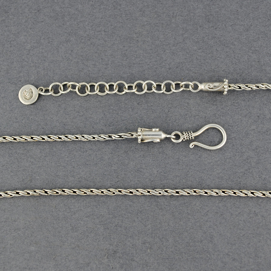 Sterling Silver Triple Chain