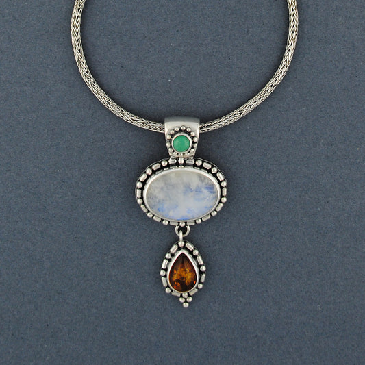 Tibet Multi Stone Necklace