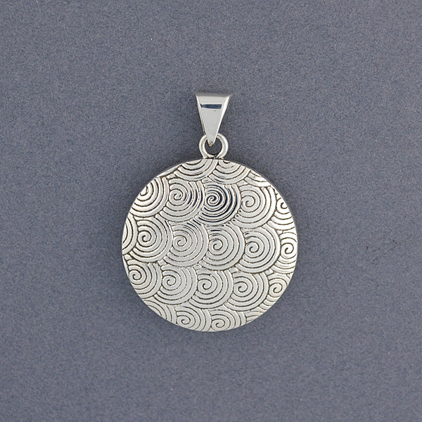 Sterling Silver Swirls Pendant