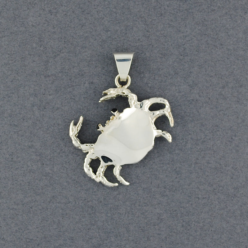 Sterling Silver Crab Pendant