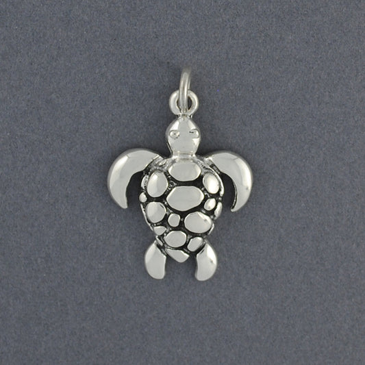 Sterling Silver Sea Turtle Pendant