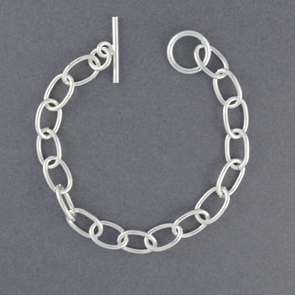Sterling Silver Classic Oval Link Bracelet