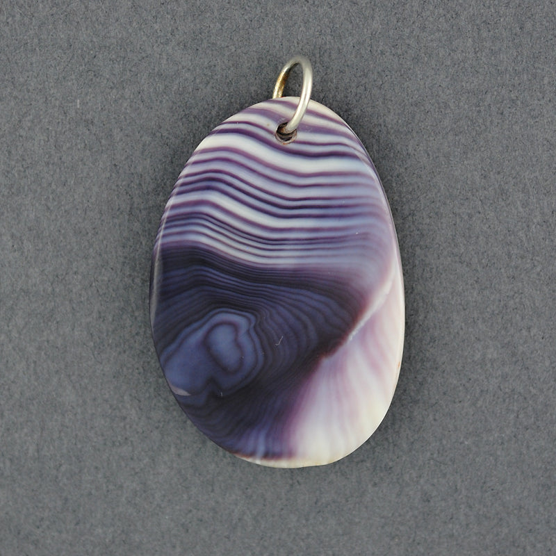 Wampum Large Free Form Pendant