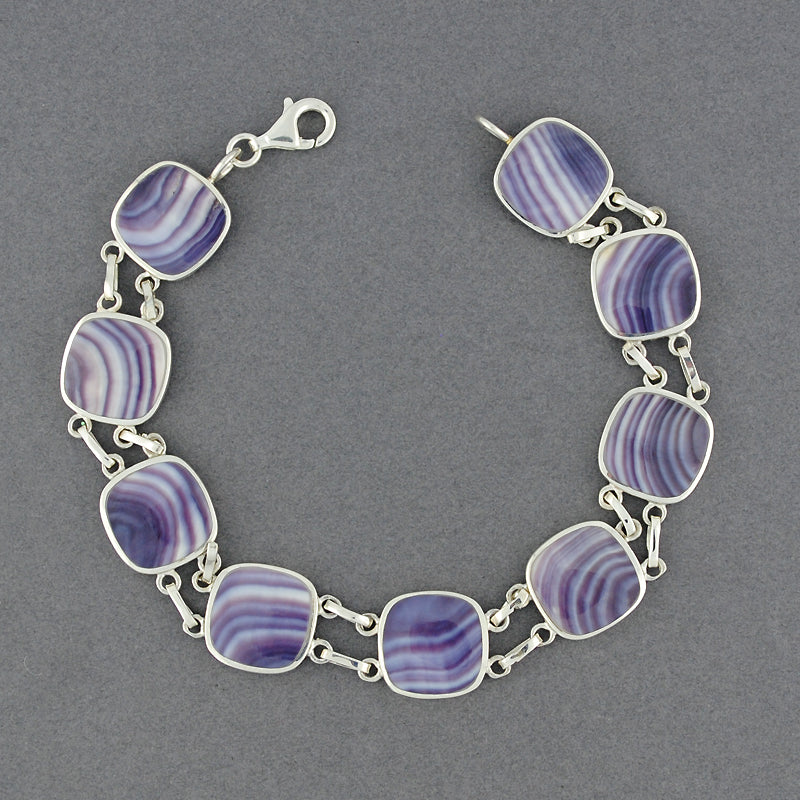 Wampum Square Link Bracelet