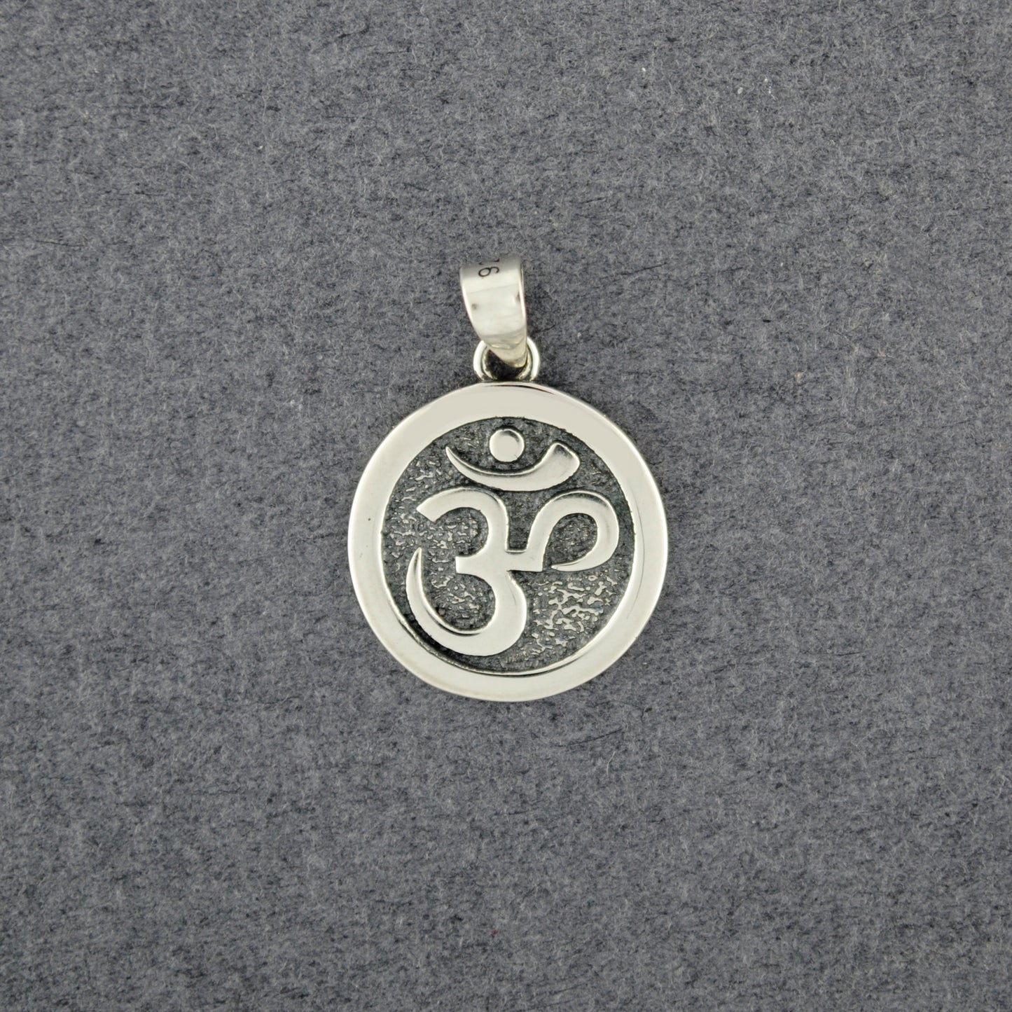 Sterling Silver Mini Om Pendant
