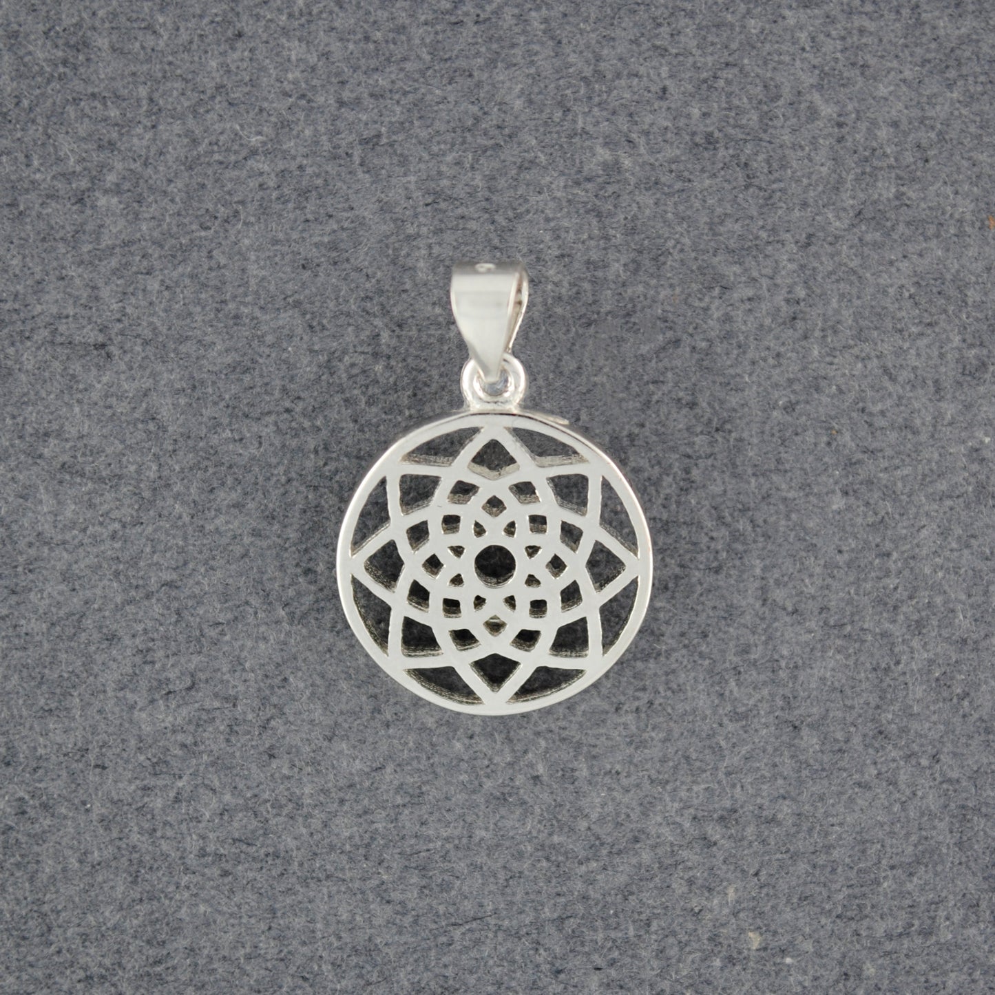 Sterling Silver Mini Mandala Pendant