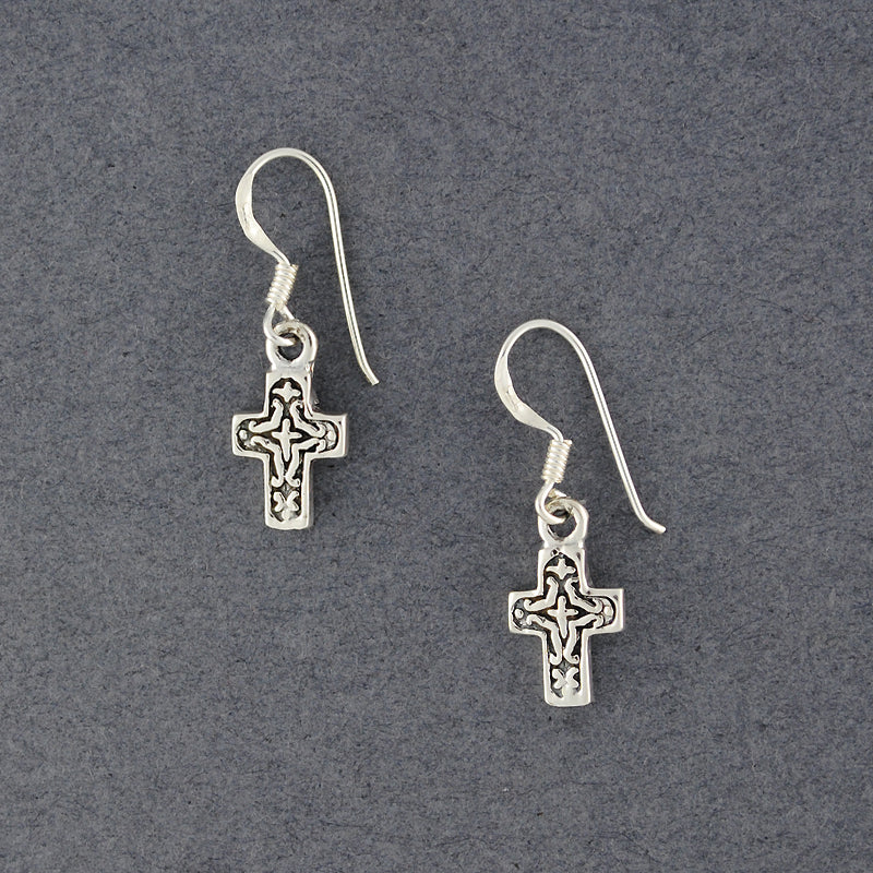 Sterling Silver Celtic Cross Earrings