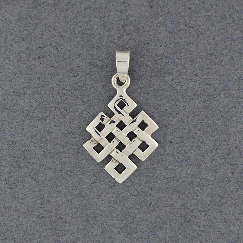 Sterling Silver Endless Knot Pendant