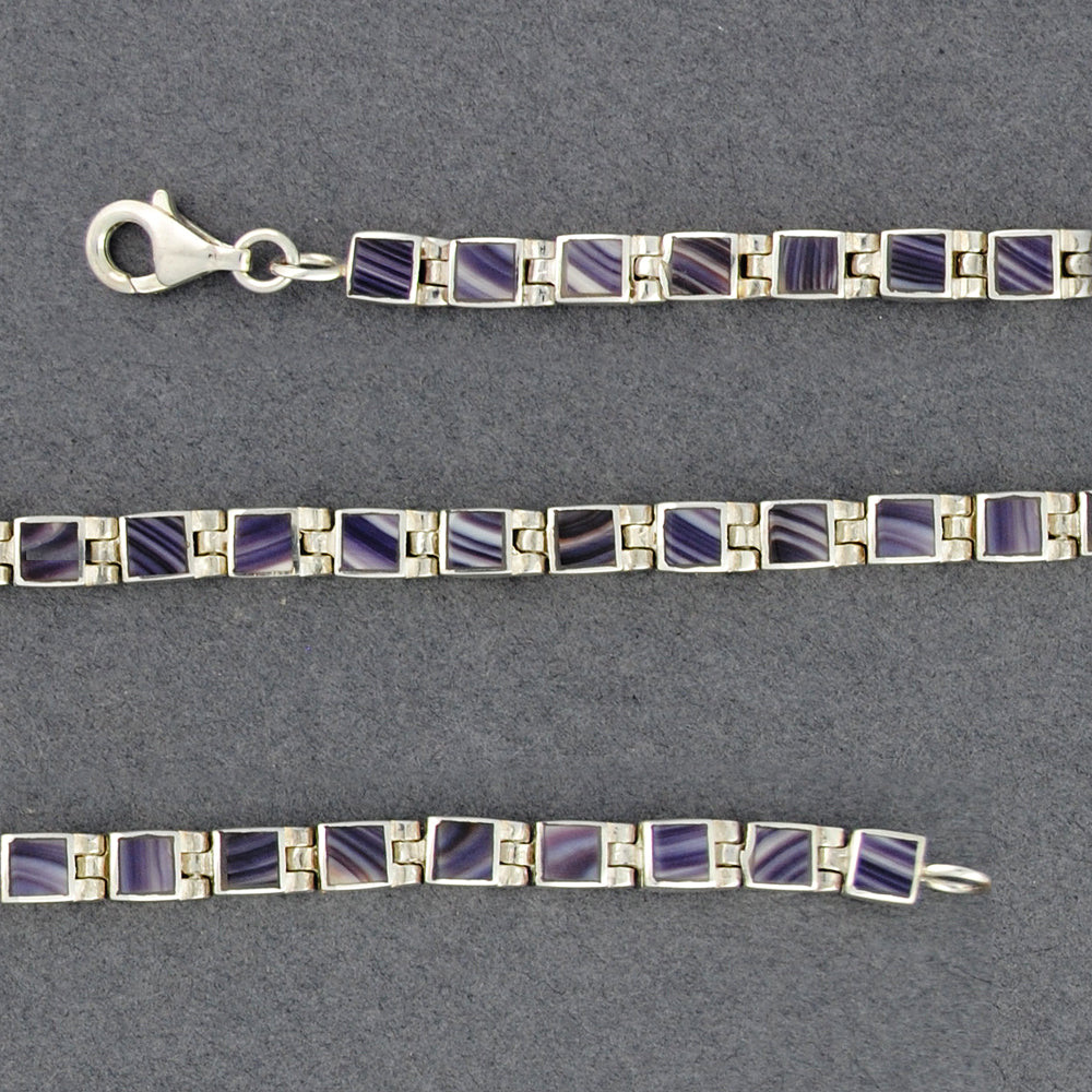 Wampum Small Square Hinge Bracelet