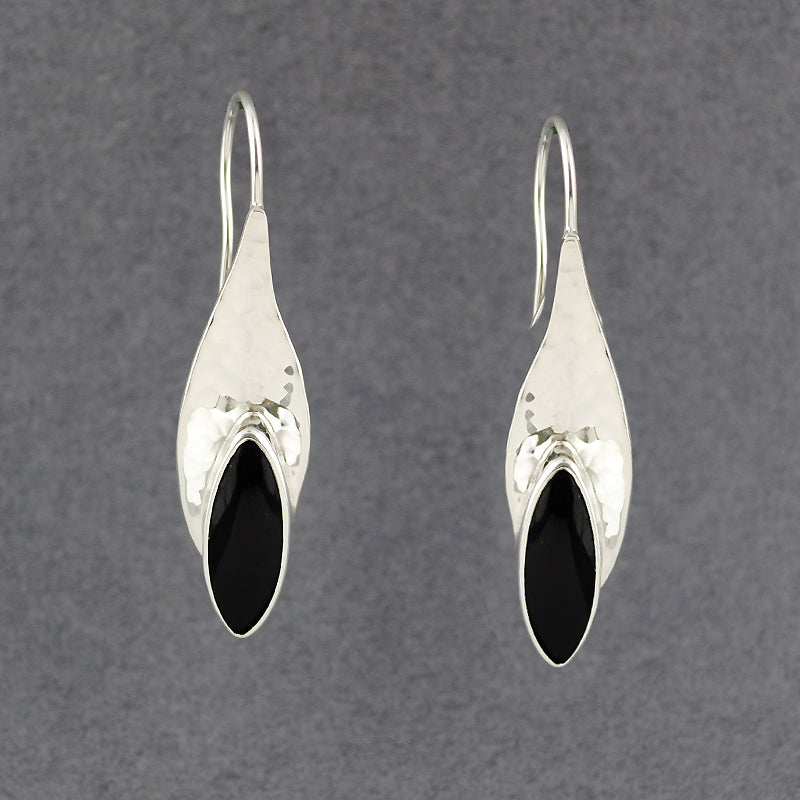 Seed Obsidian Earrings