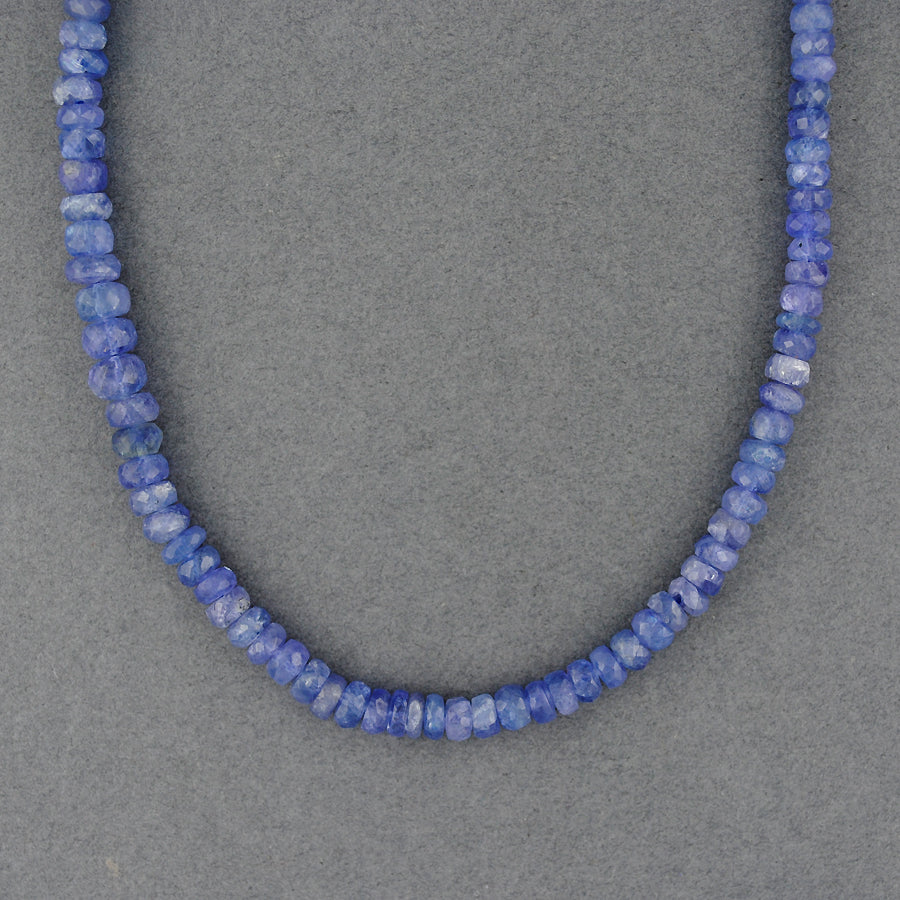 Tanzanite Beaded Necklace