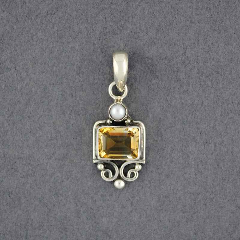 Citrine and Pearl Pednat