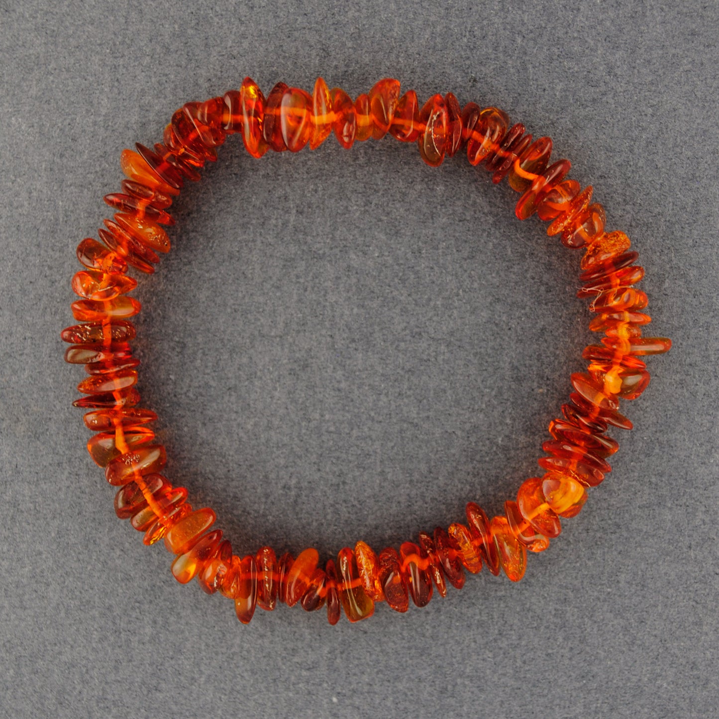 Amber Small Chip Beaded Braclet