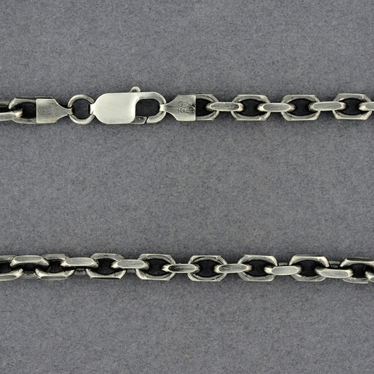 Sterling Silver Men's Anchor Link Chain