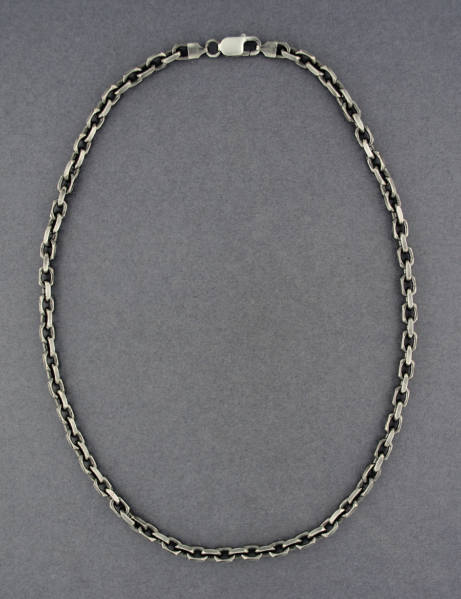 Sterling Silver Men's Anchor Link Chain
