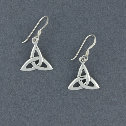 Sterling Silver Trinity Knot Earrings