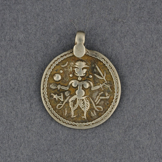 Shiva Medium Circle With Border Patri Amulet