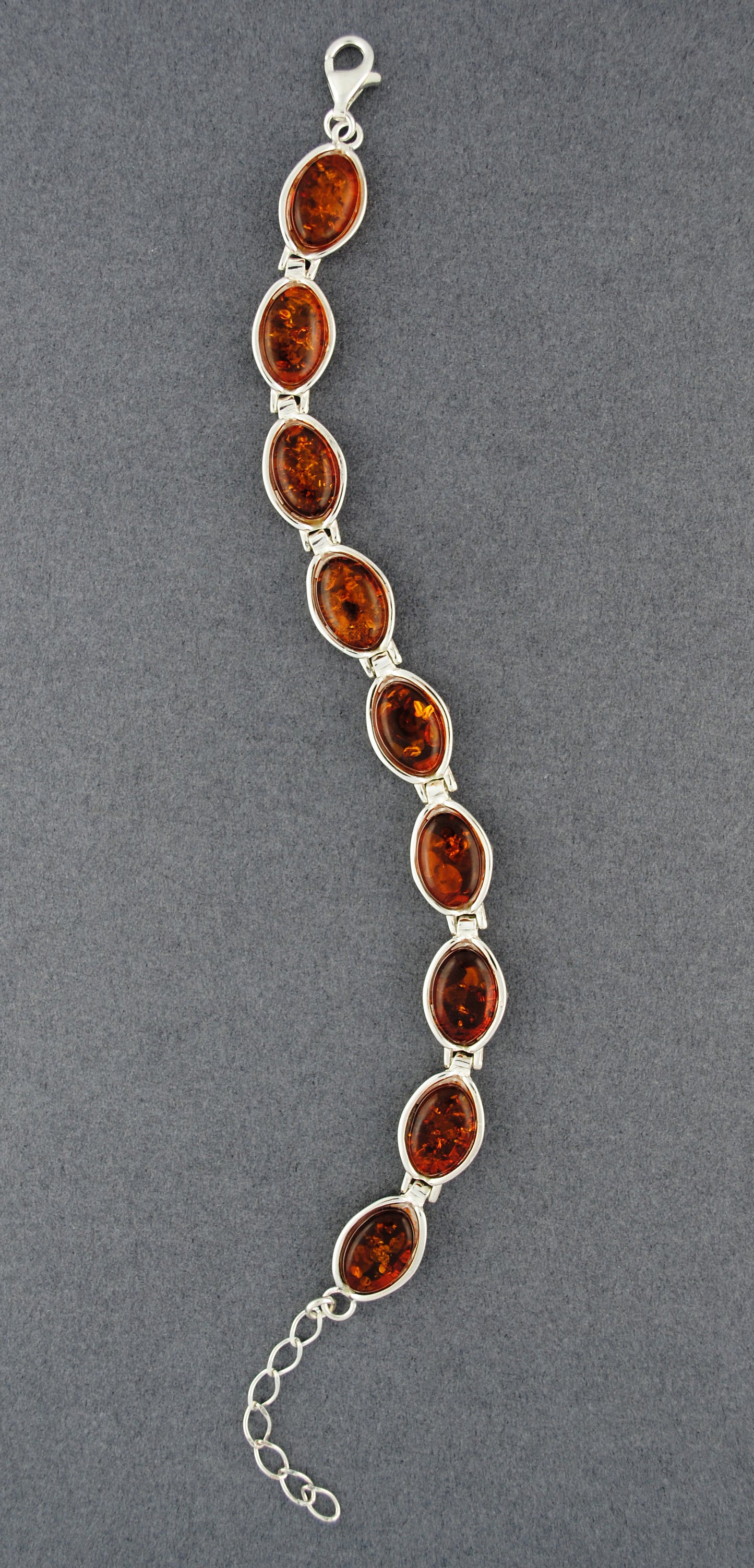 Amber Medium Oval Link Bracelet