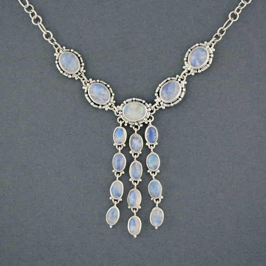 Waterfall Moonstone Necklace
