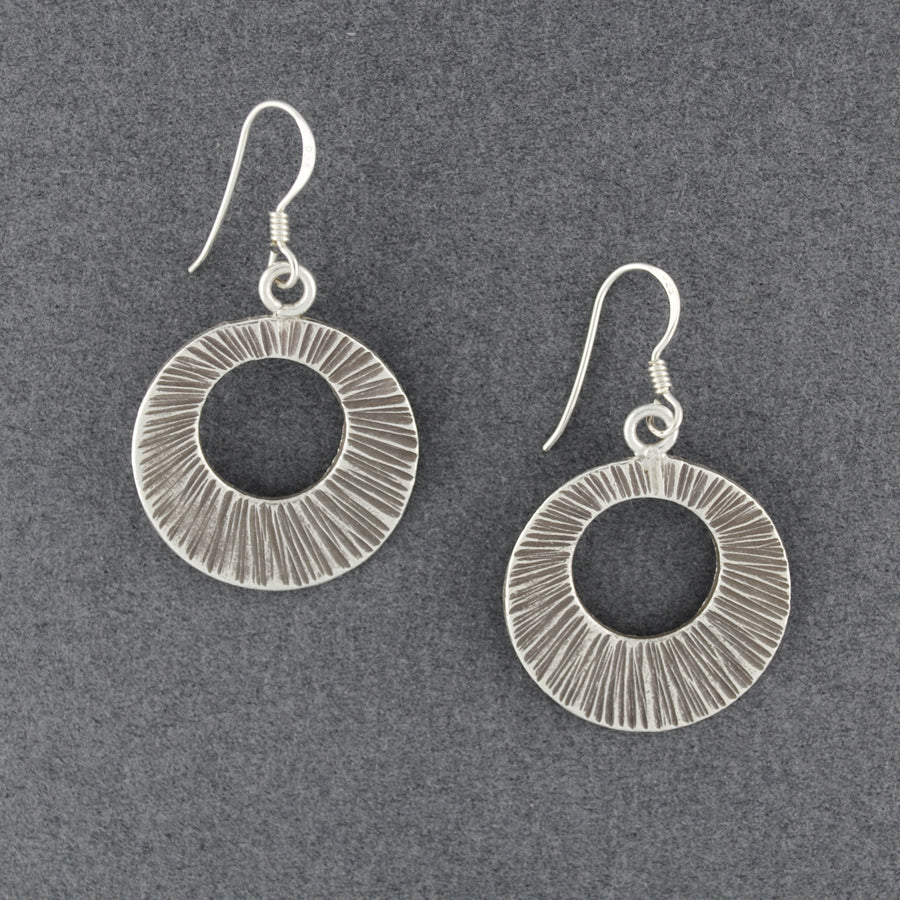 Hill Tribe Silver Lined Hoop Earrings