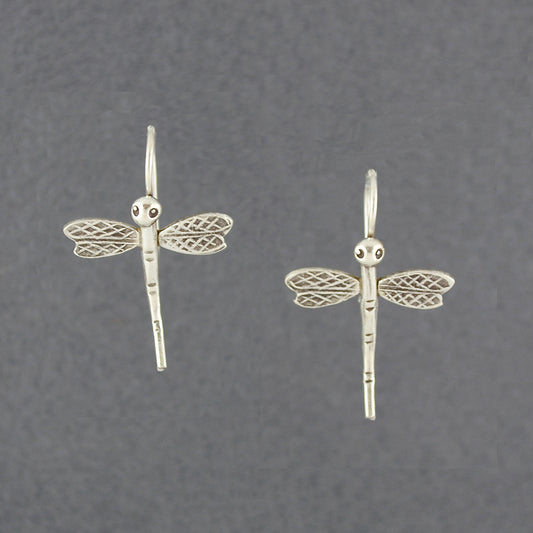 Hill Tribe Silver Small Dragonfly Earrings