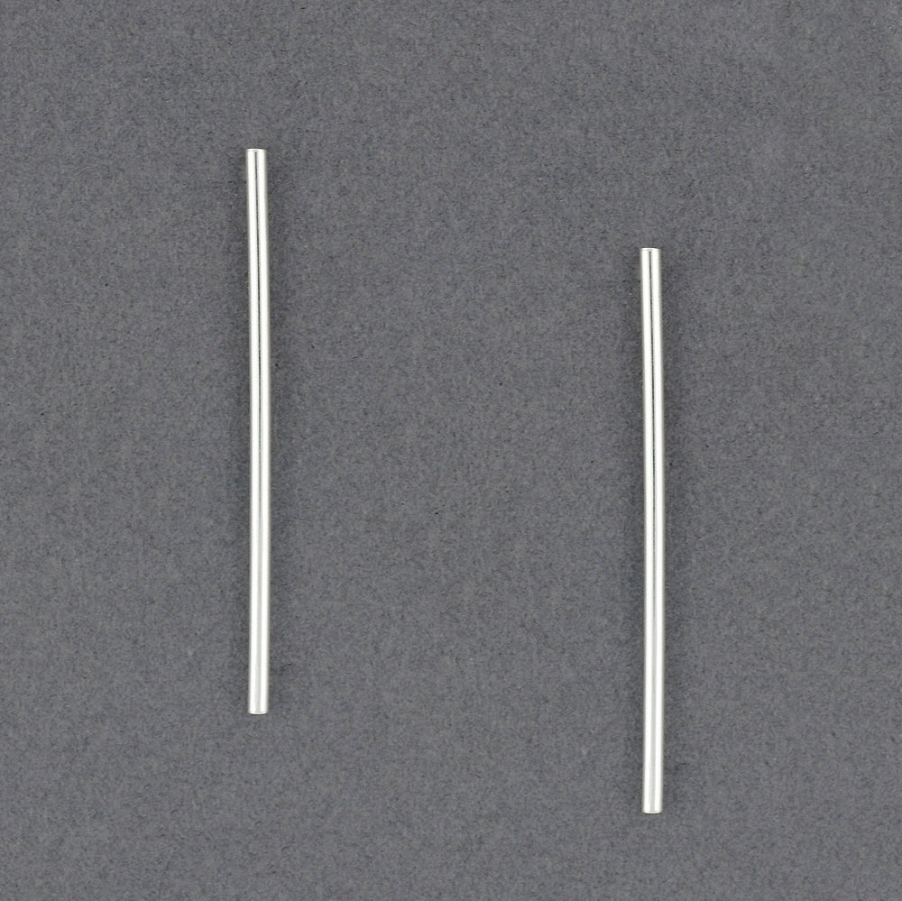 Sterling Silver Long Bar Post Earrings