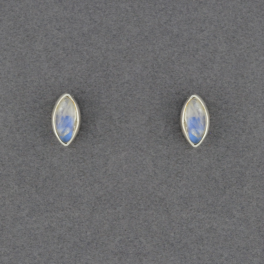 Moonstone Marque Post Earrings