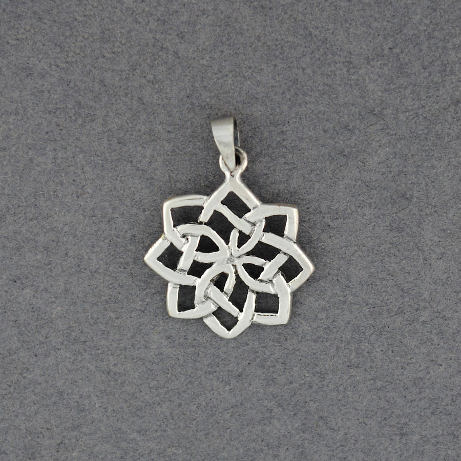 Sterling Silver Celtic Pointed Star Pendant