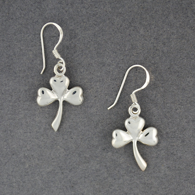 Sterling Silver Shamrock Earrings
