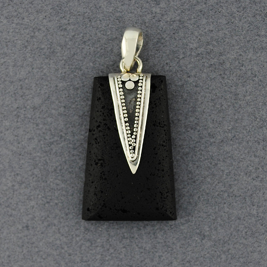 Lava Rectangle Pendant