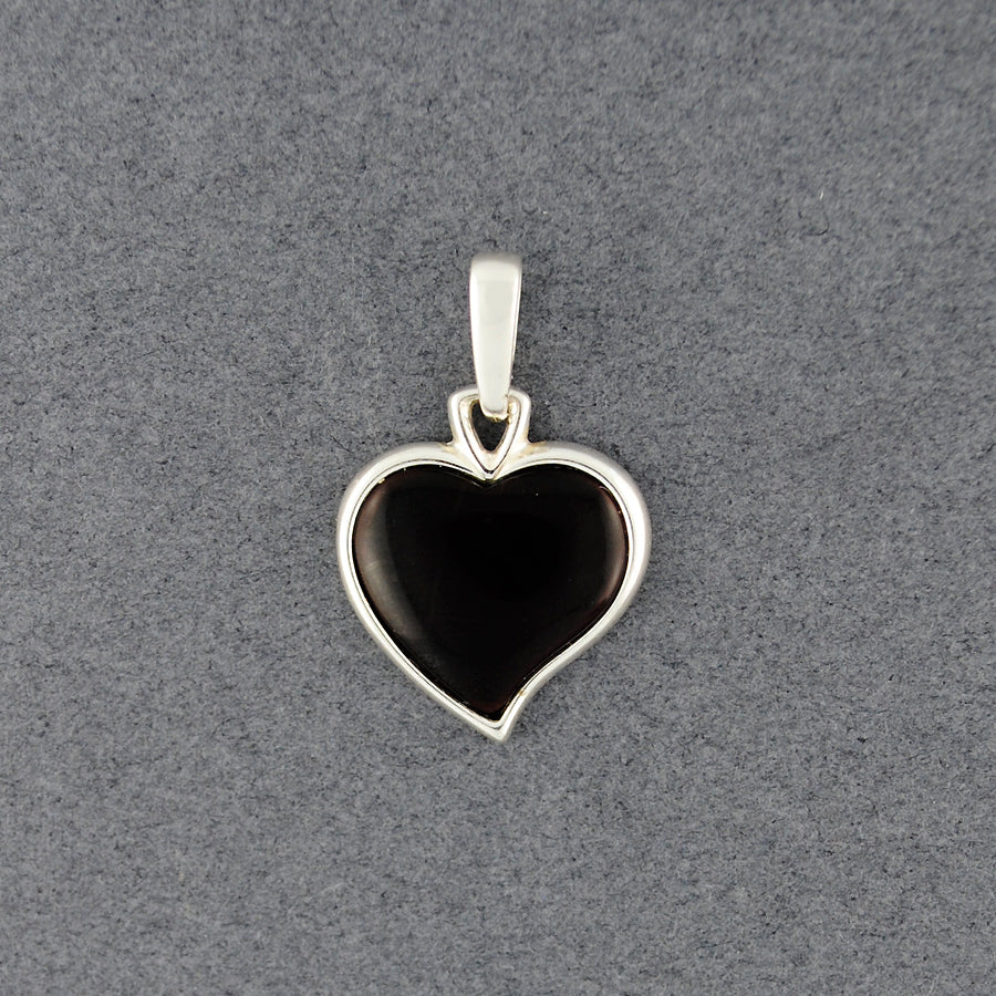 Cherry Amber Heart Pendant