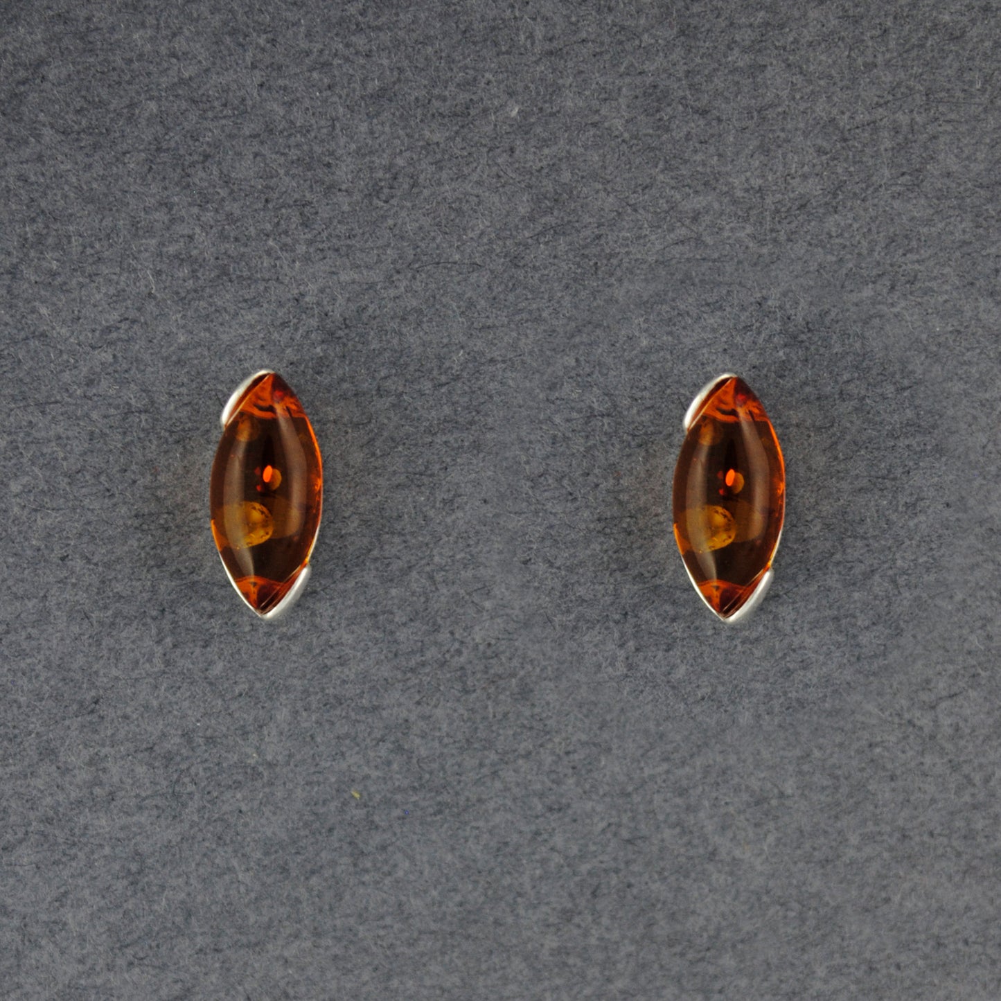 Amber Marquis Post Earrings