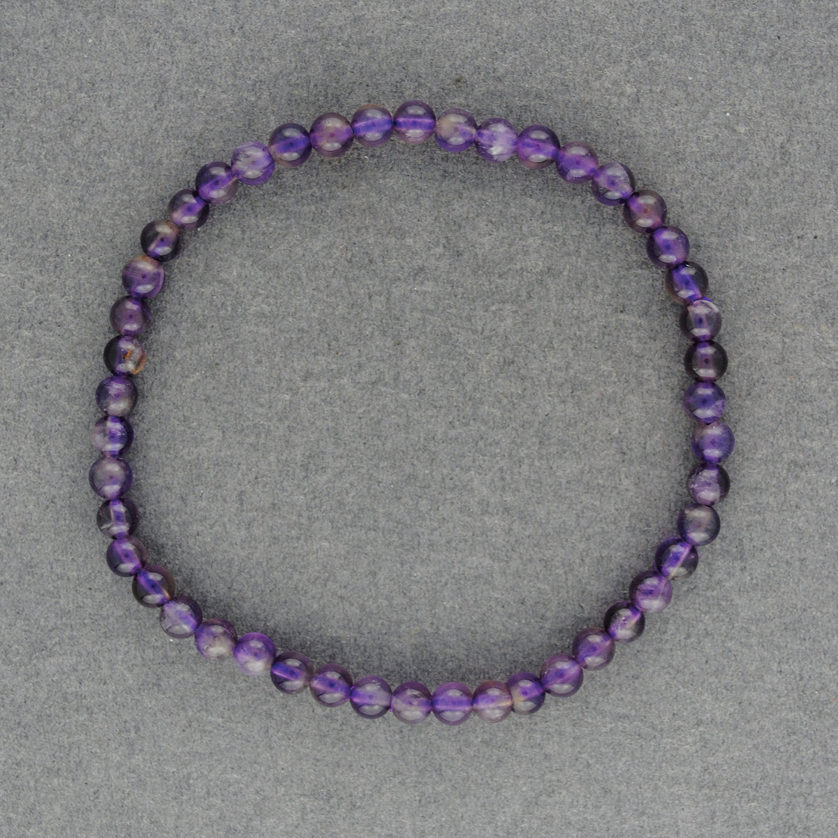 Amethyst Beaded Bracelet