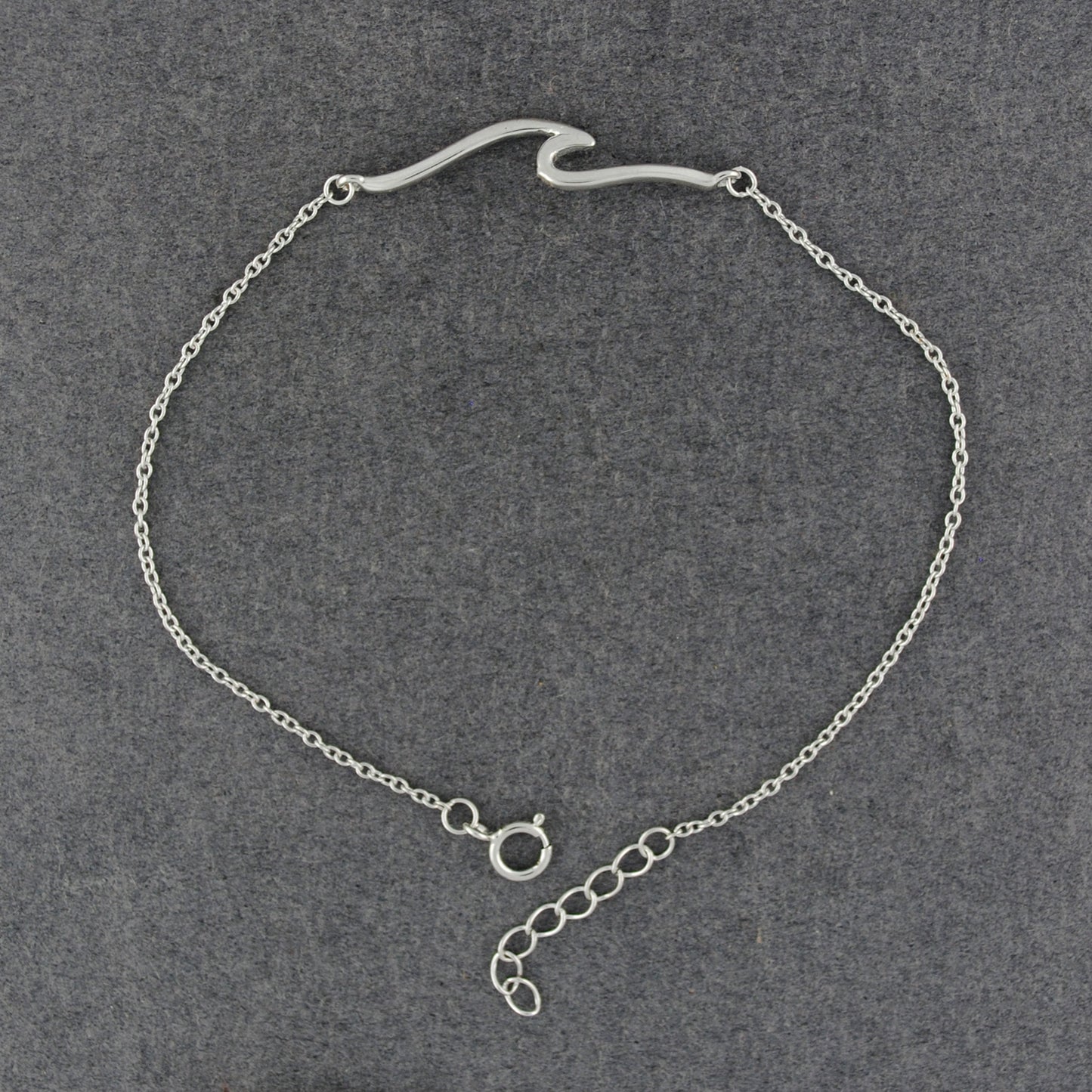 Sterling Silver Wave Bracelet