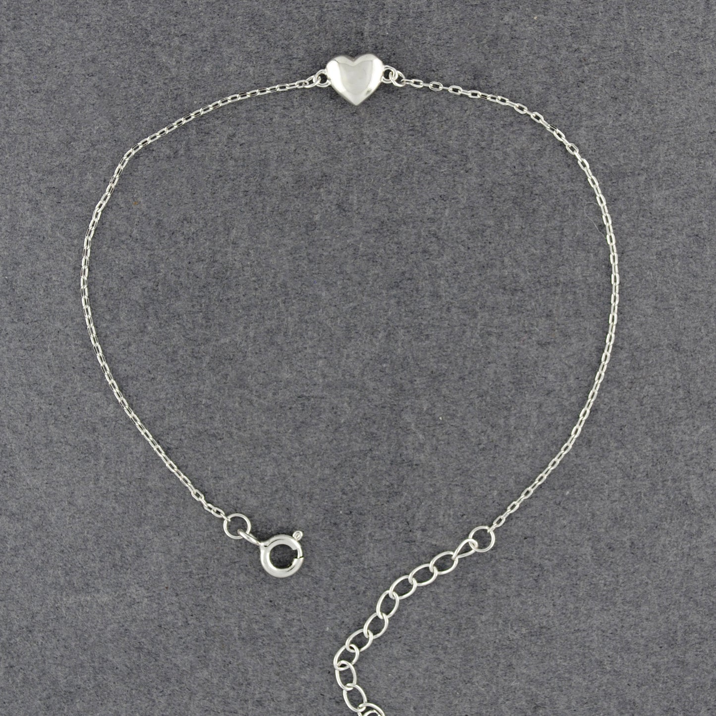Sterling Silver Mini Heart Bracelet