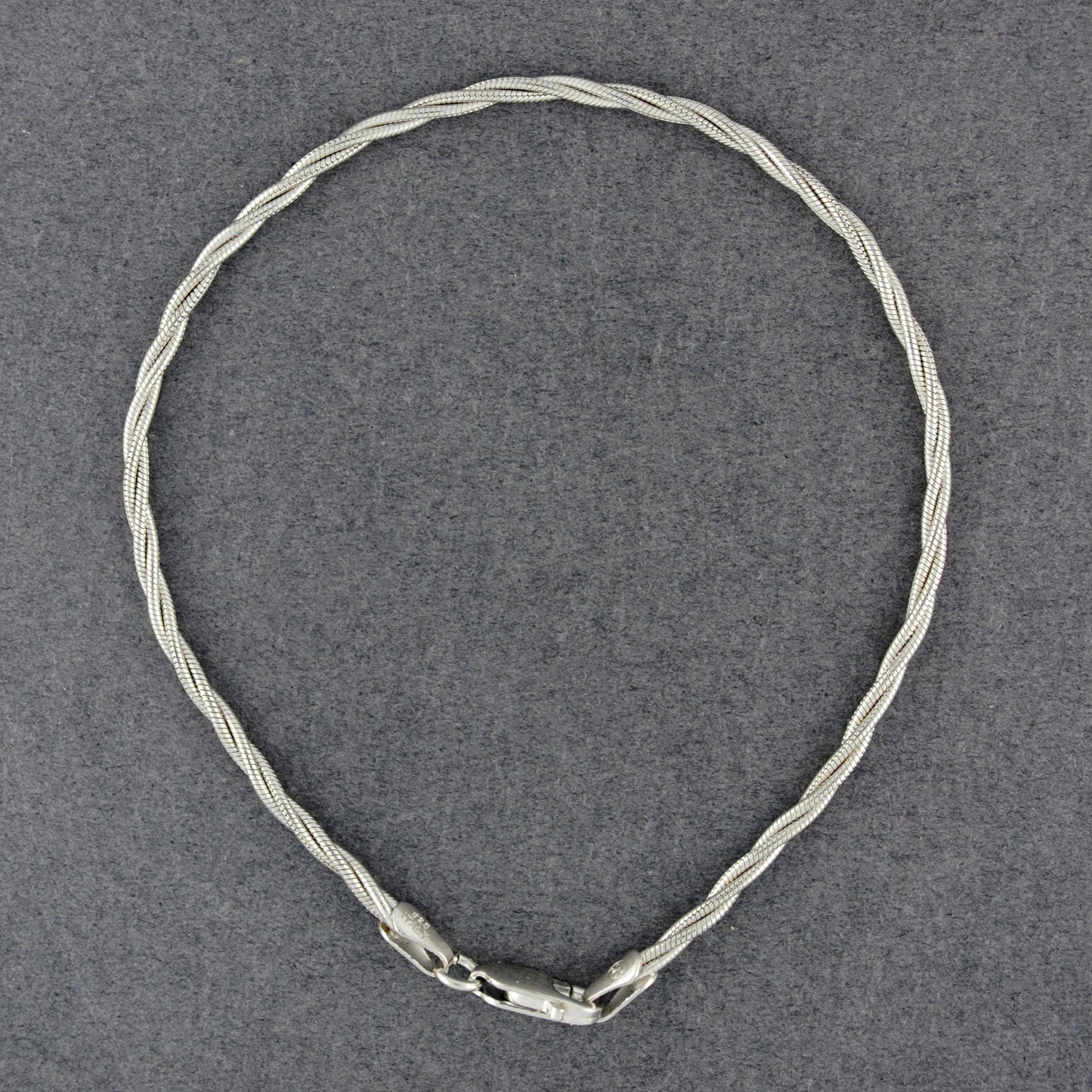 Sterling Silver Twisted Chain Bracelet