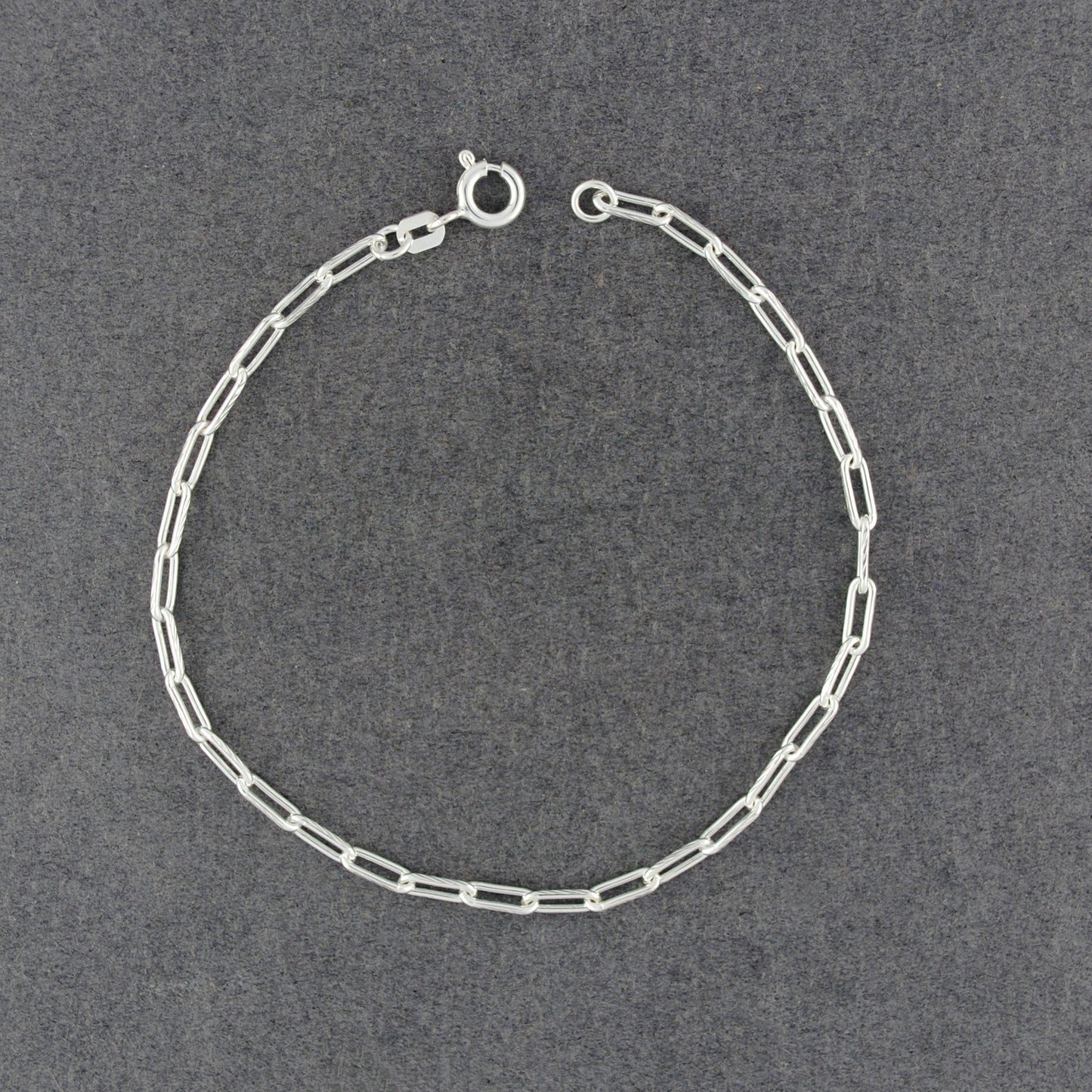 Sterling Silver Paperclip Bracelet