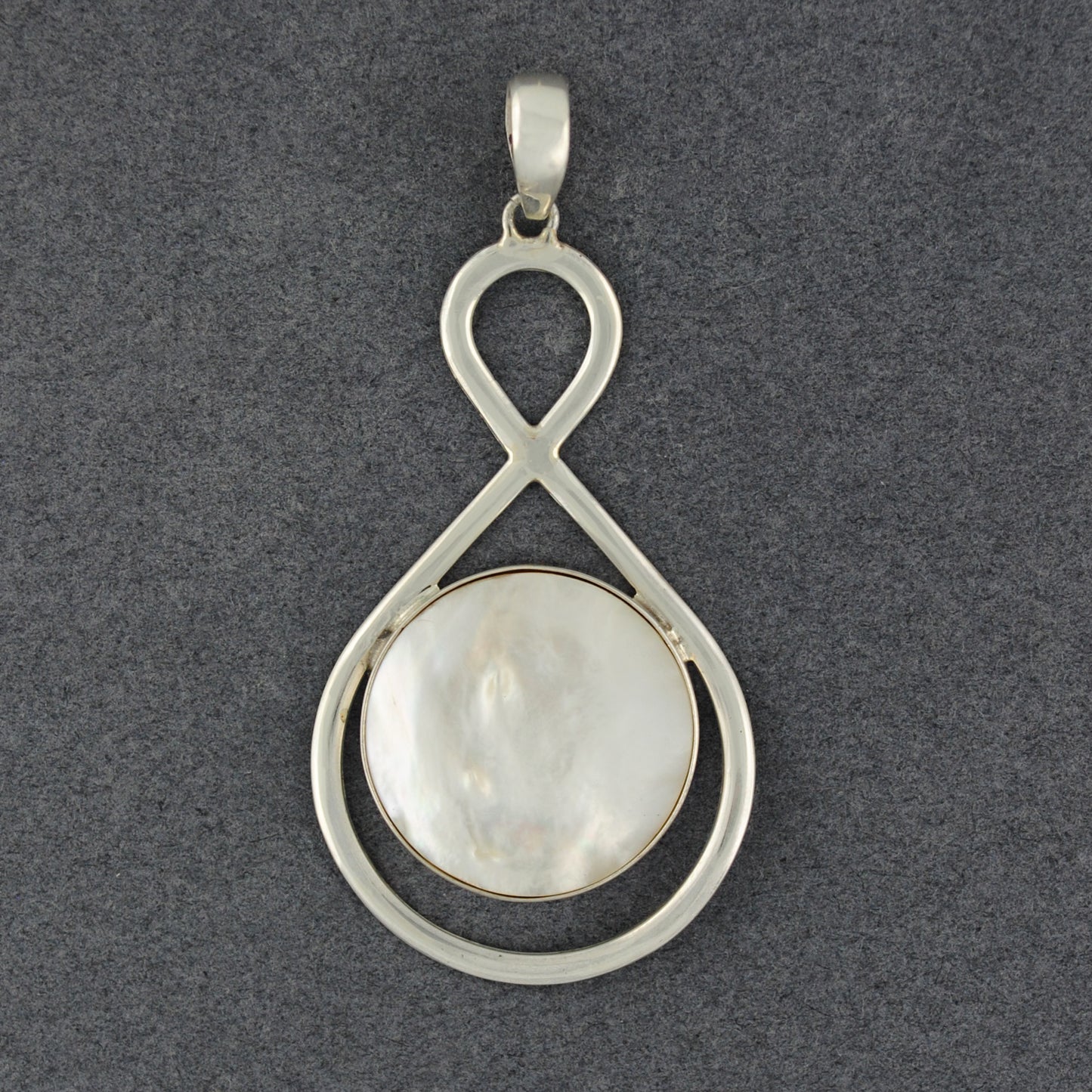 Mother of Pearl Infinity Pendant