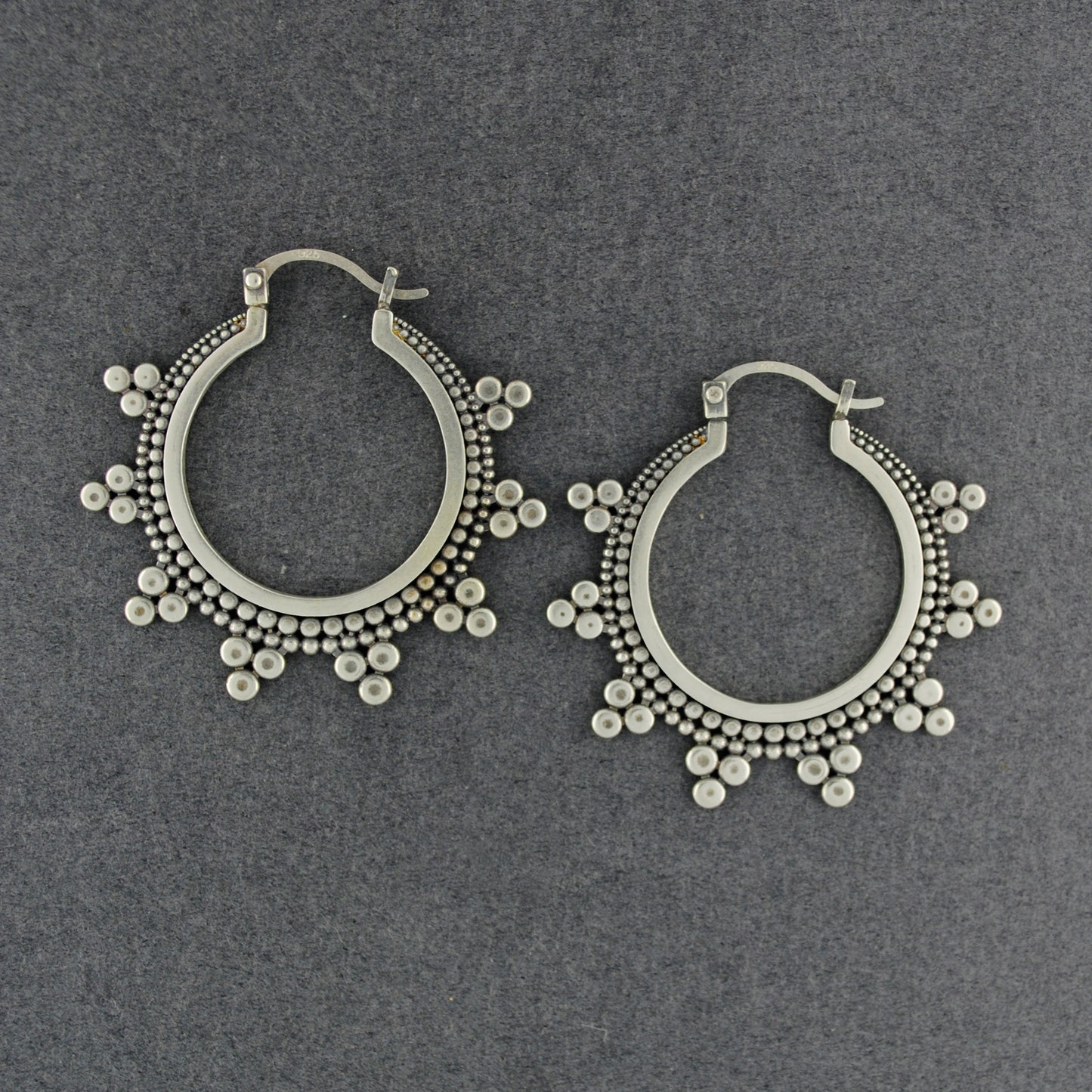 Sasha Bell Jewelry Tribal Hoop Earrings - Los Angles