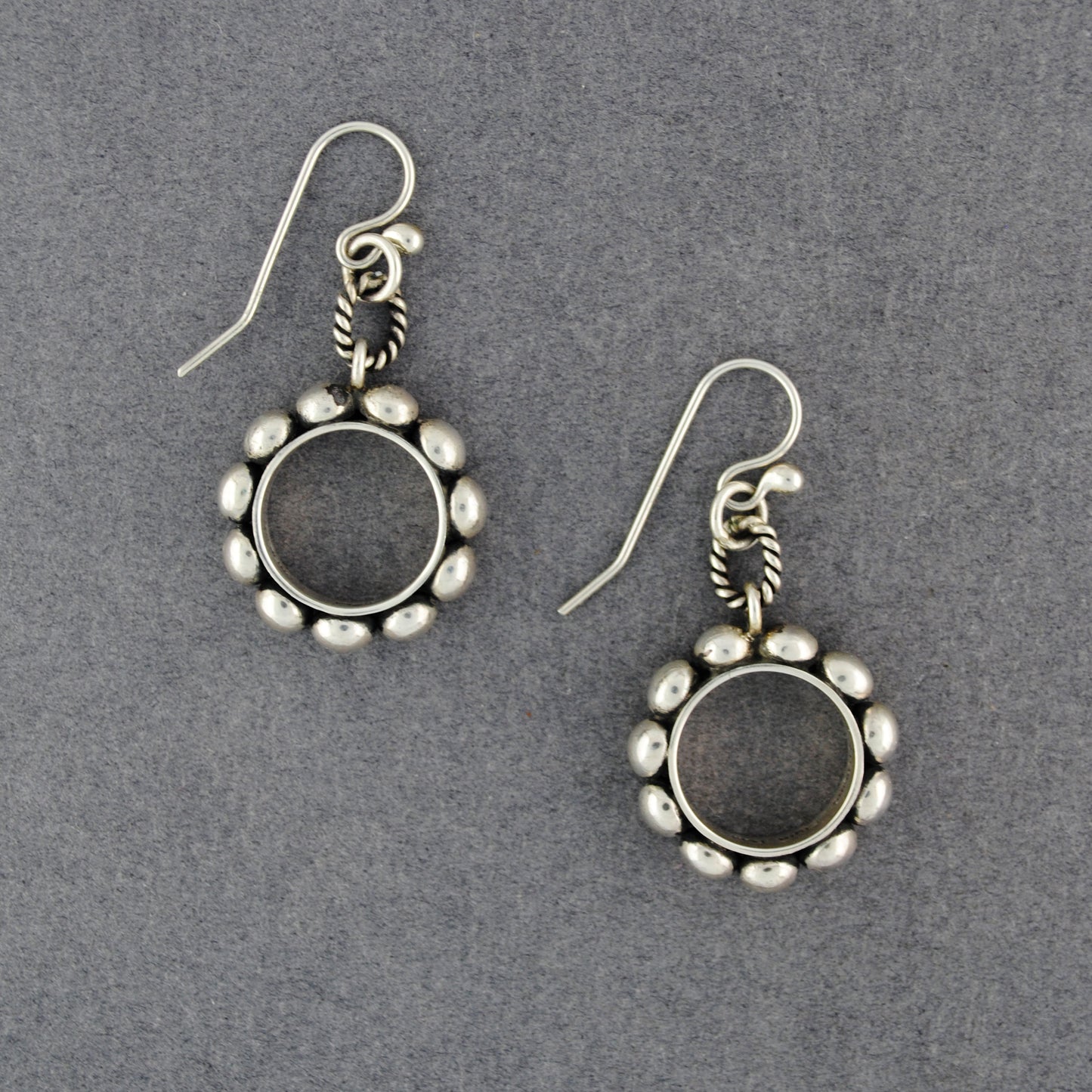 Elgin Tom Circle Earrings - Navajo
