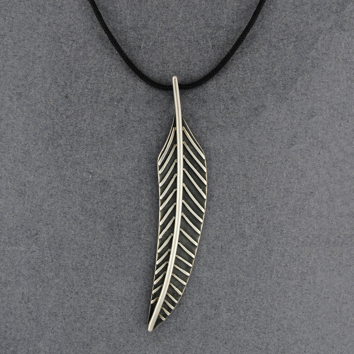 Musibatty Leaf Pendant on Cord - Merida, Mexico