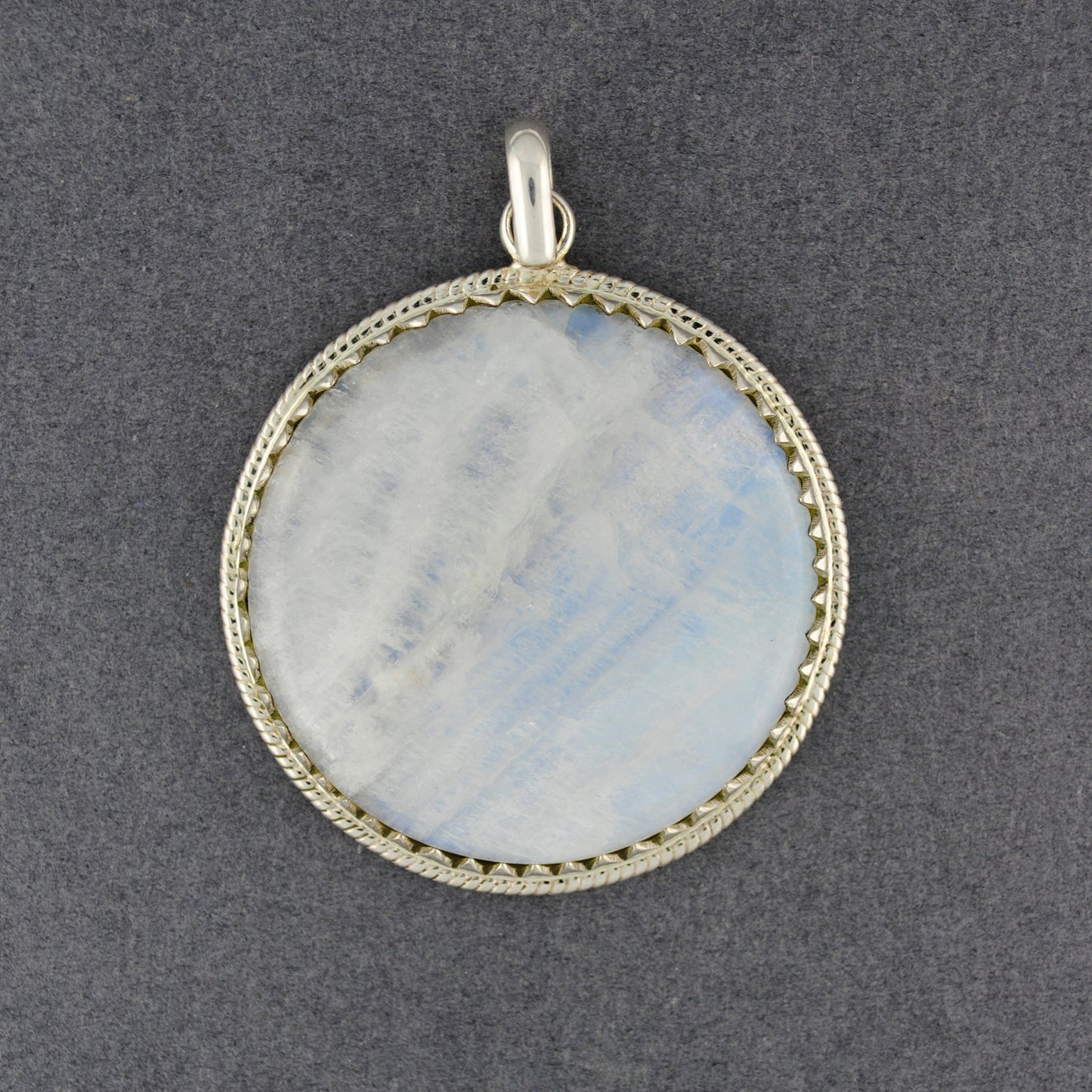 Big Zin Around Custom Moonstone Pendant