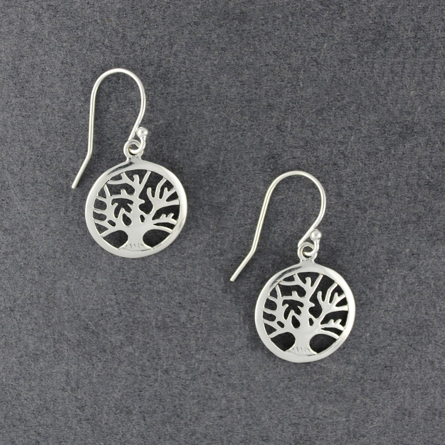 Sterling Silver Tree of Life Earrings
