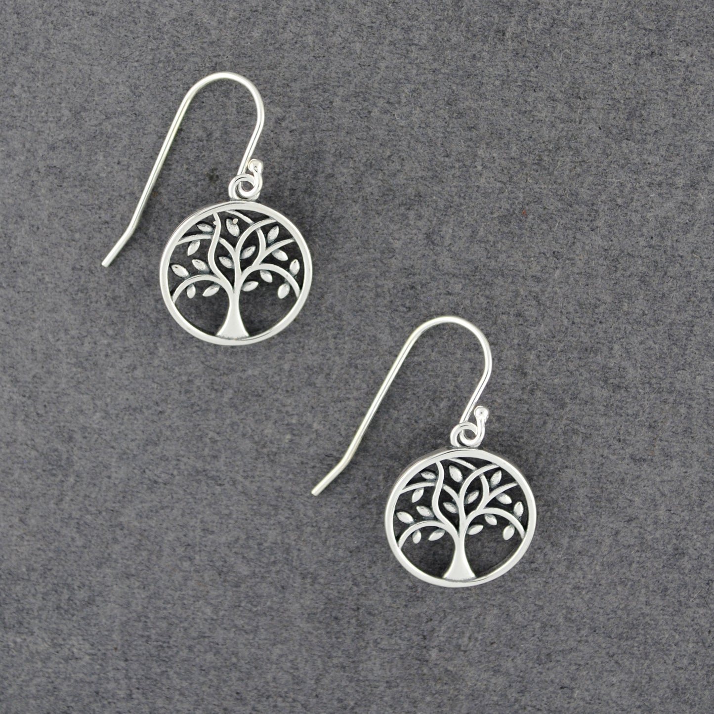 Sterling Silver Tree of Life Earrings