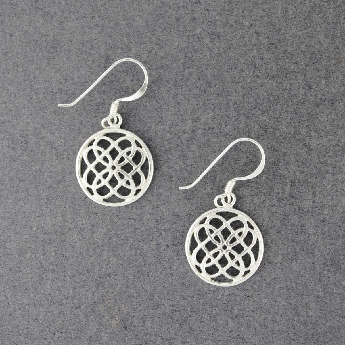 Sterling Silver Infinity Knot Earrings